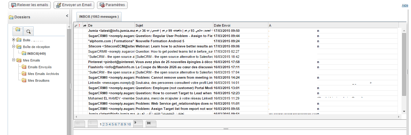 Recoveries Emails To Outlook SuiteCRM Outlook Plugin SuiteCRM