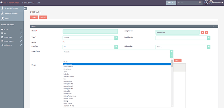 pdf-templates-module-insert-fields-not-showing-suitecrm-forum