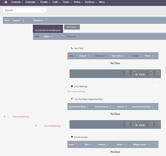 SuiteCRM_Dashboard_Issue