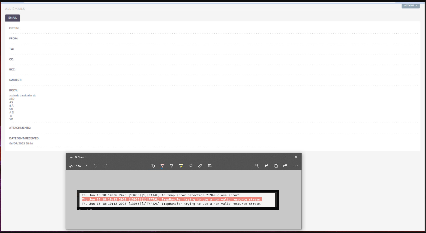 imap-with-microsoft-outlook-english-language-forum-suitecrm