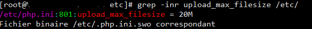 grep reponse
