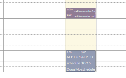 calendar task and meeting